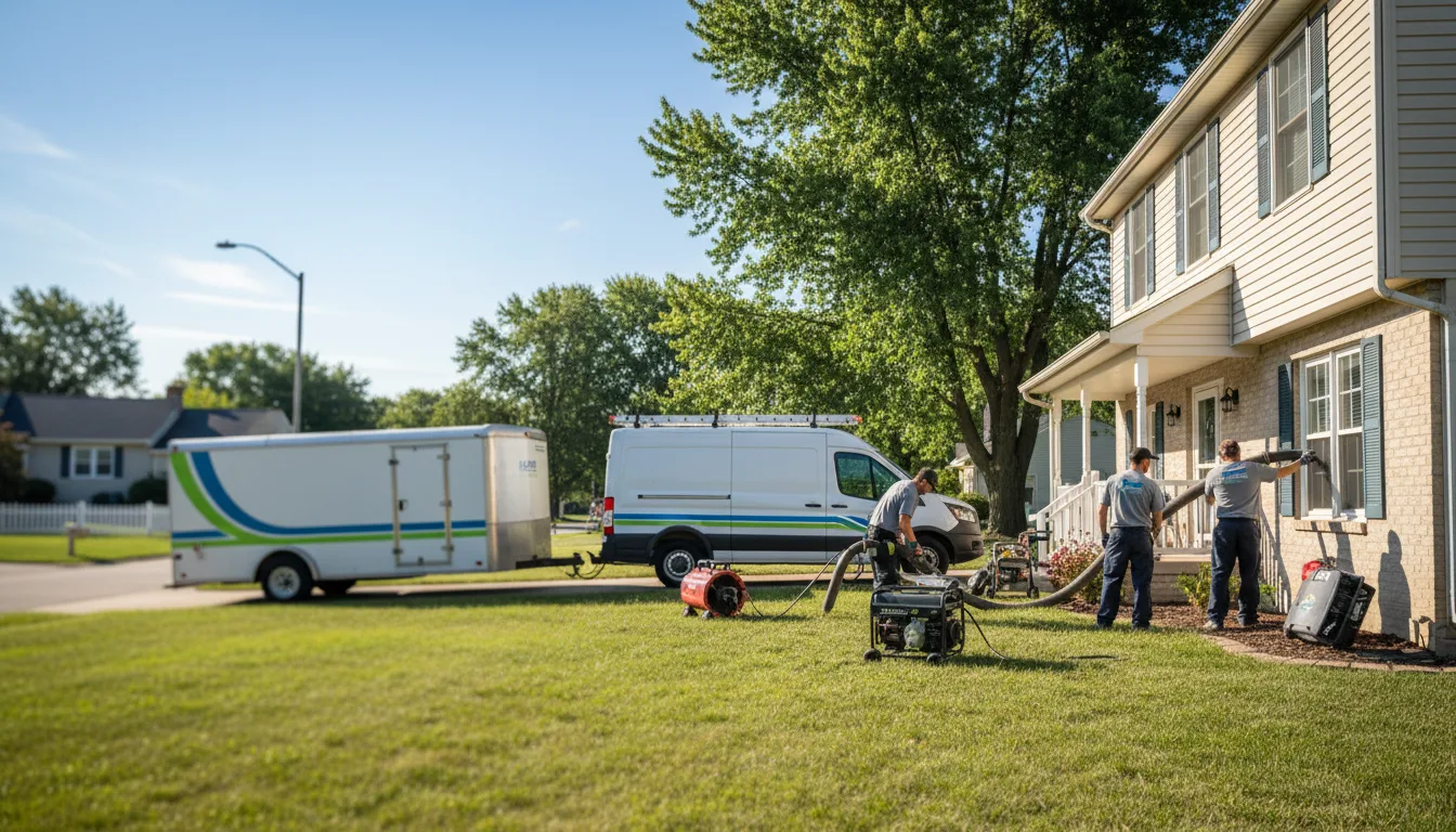 Flooded Basement Restoration And Cleanup With Repair in Ryder, ND near me